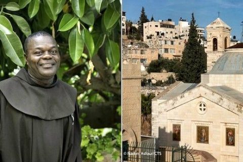 Fray Michael, desde Ghana a la Custodia en Betania: «Ver a un fraile con hábito me emocionaba»