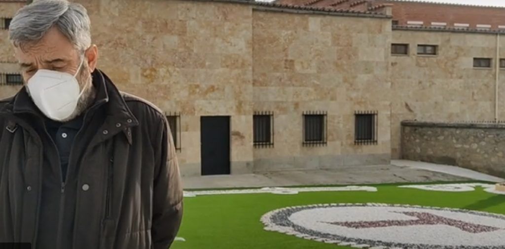 José Manuel Ferreira, Hermano Mayor de una cofradía de apoyo a Tierra Santa en Salamanca