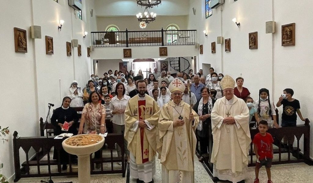 Miguel Jiménez, el joven sacerdote español de 30 años que ahora es párroco en Nablús, corazón de Cisjordania