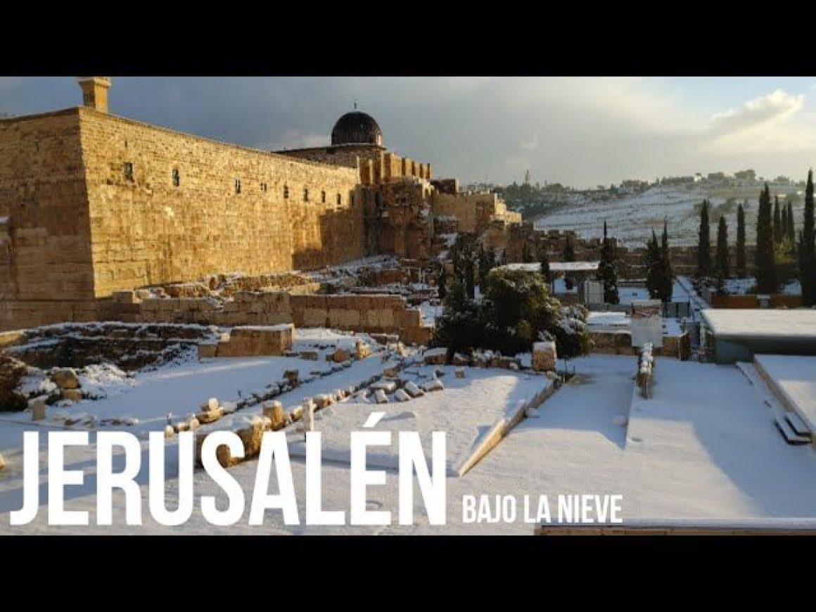 ¡Jerusalén bajo un manto blanco! Una gran nevada deja imágenes para el recuerdo en Tierra Santa