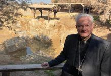 El obispo Vives en Jordania en enero de 2023 - lugares ligados al bautizo de Jesús