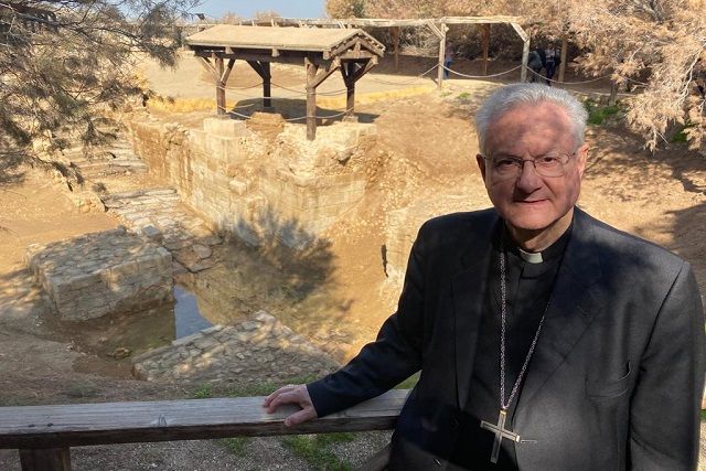 El obispo Vives en Jordania en enero de 2023 - lugares ligados al bautizo de Jesús