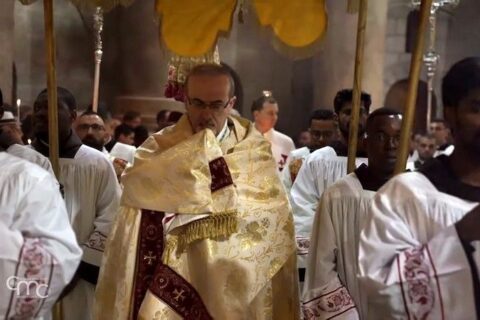 Así se celebró el Jueves Santo en Jerusalén: Pizzaballa invitó a confiar en la fuerza del amor de Dios