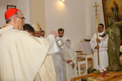 Pizzaballa renovó la consagración de Tierra Santa a la Virgen María: «Que nos ayude a someternos a la Palabra de Dios»