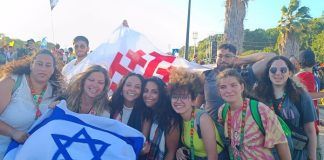 Jóvenes israelíes de las parroquias de lengua hebrea en la JMJ de Lisboa de 2023