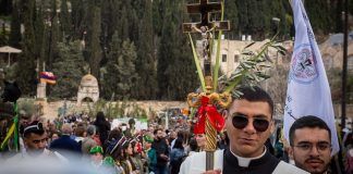 Procesión de Domingo de Ramos de 2024 en Jerusalén