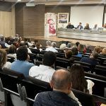 Los responsables de la Red María Magdalena, durante su presentación en Madrid.