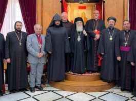 Los patriarcas y jefes de las comunidades cristianas en Tierra Santa coinciden en su petición de un rápido acuerdo de paz.